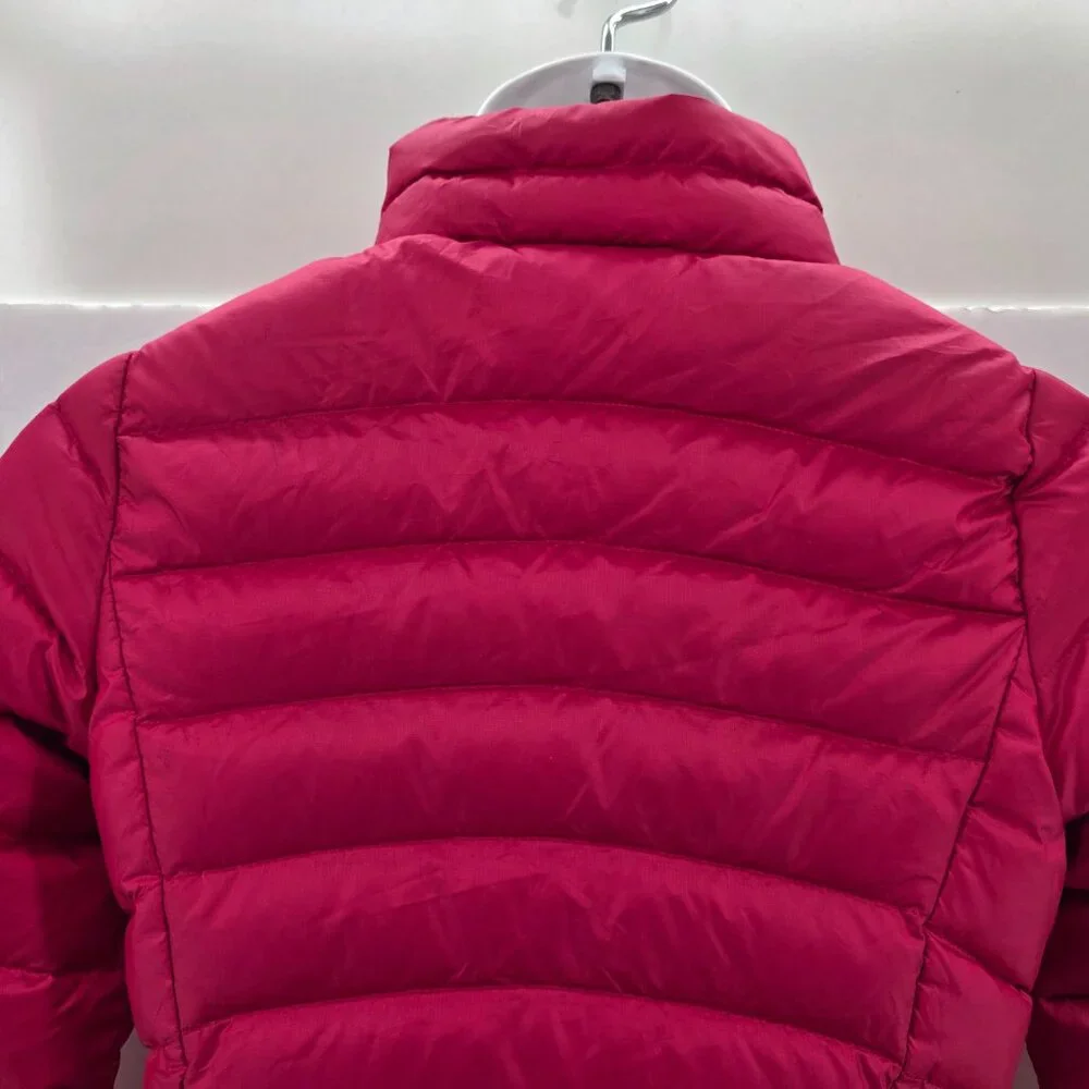 Boy’s Patagonia Down Sweater Full Zip Puffer Jacket Size XL 14 Pink Kids